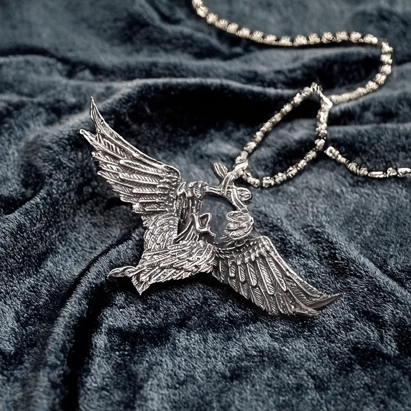 “Omen Wings” Guardian Angel Pendant 🕊️